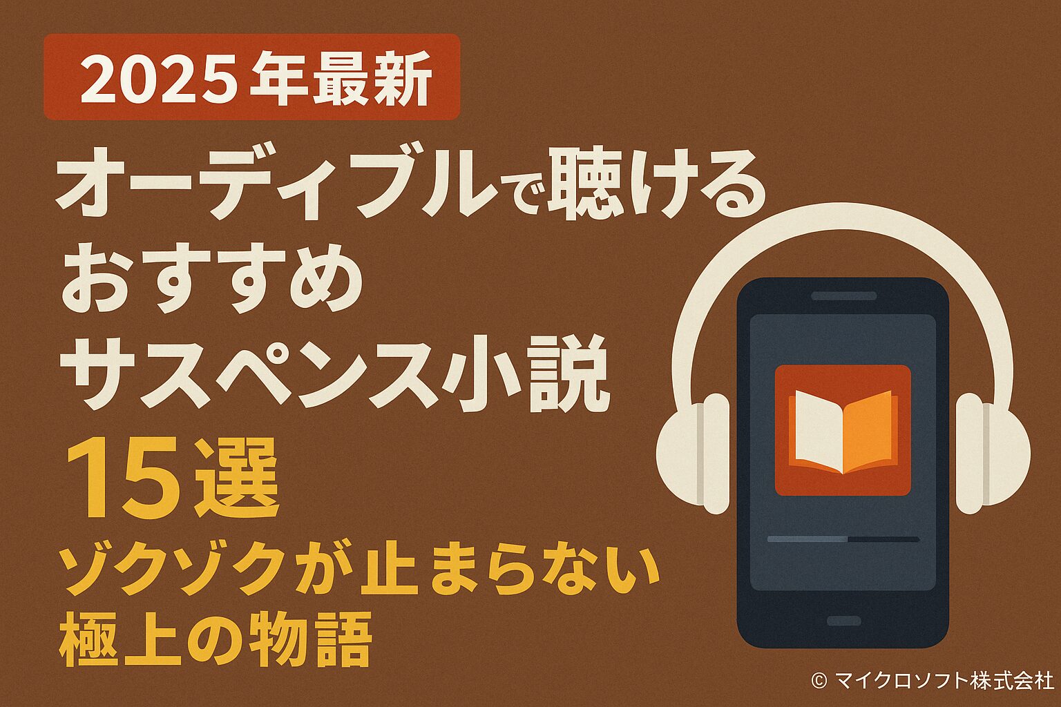 AUDIBLE おすすめサスペンス