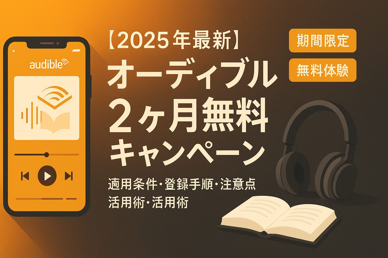 audible 2ヶ月無料 キャンペーン